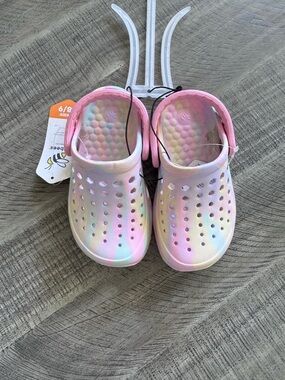 Joybee Tie-Dye Clog Sandals - Pink